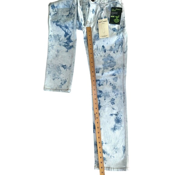 Love Trends Junior's Low Rise Baggy Straight Dad Fit Jeans w/Pleat Size 5 - Picture 7 of 7